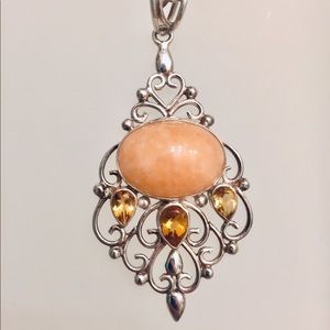 Sterling Silver Gemstone Pendant